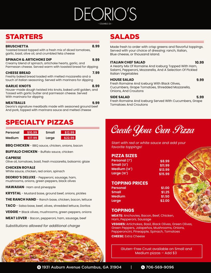Deorio's Pizza